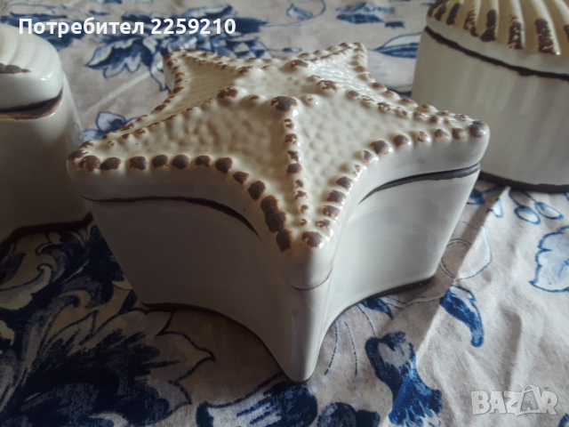 Керамична кутия за бижута ръчна изработка