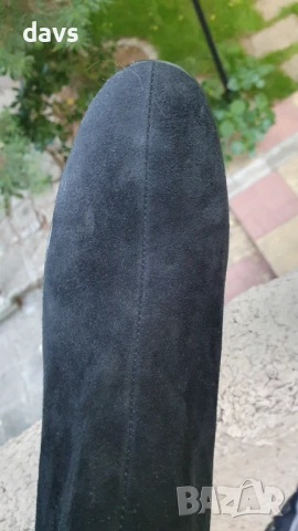 Боти - естествен велур - като нови, снимка 18 - Дамски боти - 50490318