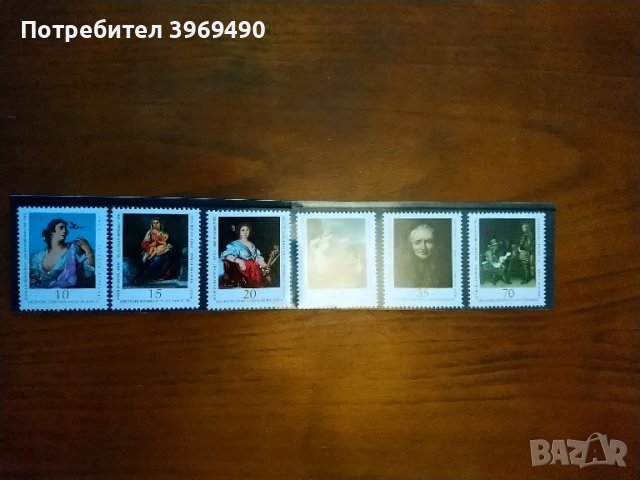 Серия от 6 пощенски марки от ГДР 1976 г.