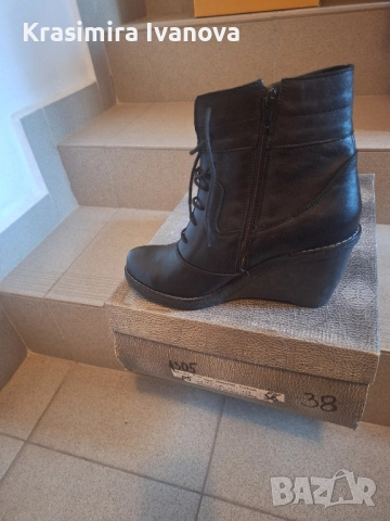 нови боти естествена кожа , снимка 6 - Дамски боти - 52513518