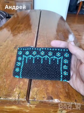 Старо мънистено портмоне #13, снимка 4 - Други ценни предмети - 49546166