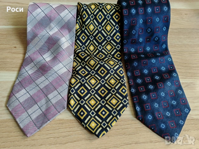 Италиански копринени вратовръзки 2, снимка 4 - Други - 53853337