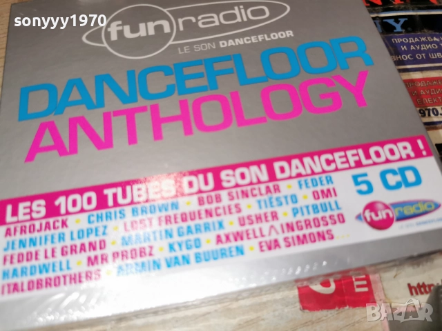DANCEFLOOR ANTHOLOGY 5CD-ВНОС FRANCE 5 ДИСКА ЗА 45ЛВ КОЛЕДНО 1912251000, снимка 3 - CD дискове - 52845122