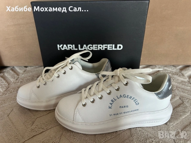 Нови - Karl Lagerfeld - 39номер , снимка 5 - Маратонки - 53739705