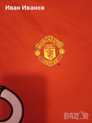  Оригинален екип на Манчестър Юнайтед - 2002г., снимка 10 - Футбол - 51700596