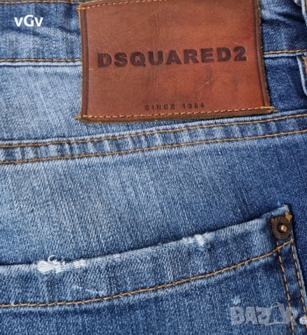 Мъжки дънки Dsquared2 Slim Zip - 32, снимка 6 - Дънки - 41738421