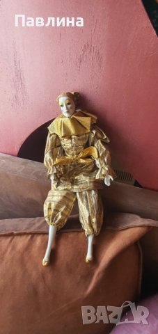 Порцеланов Арлекин , снимка 3 - Статуетки - 42728714