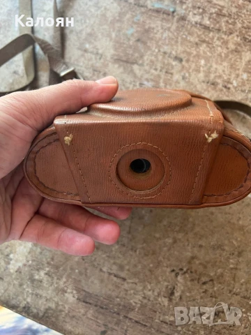 Фотоапарат стар в кожен калъф , снимка 6 - Антикварни и старинни предмети - 51008821