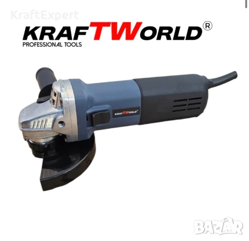 Ъглошлайф KraftWorld 125мм с Плавен Старт и Регулиране на Обороти, снимка 3 - Други инструменти - 50547385