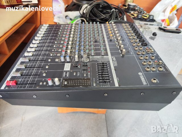 Yamaha EMX5014C 14-channel 1000W Powered Mixer - Аудио Миксер с вграден усилвател /МНОГО ДОБЪР/, снимка 11 - Ресийвъри, усилватели, смесителни пултове - 41262998