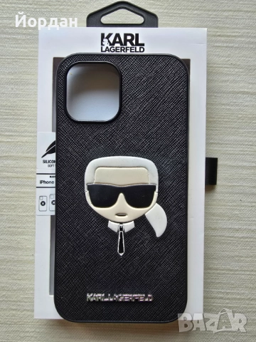 Оригинален калъф на Karl Lagerfeld за Iphone 12 Pro Max, снимка 3 - Калъфи, кейсове - 51790687