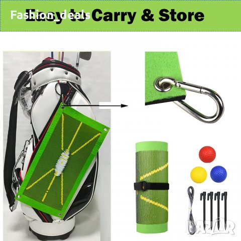 Нова Тренировъчна постелка за голф Пътека замах Упражнения Спорт, снимка 4 - Голф - 39374560