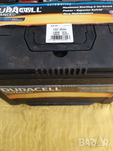 Акумулатор с ГАРАНЦИЯ DURACELL 95ah Японски стандарт , снимка 2 - Части - 35875692