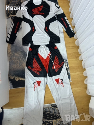 Летни мото екипи Хонда, снимка 3 - Спортни екипи - 52699235