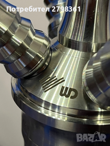 Наргиле WD V3.0A-4 Miami White Blue, снимка 4 - Наргилета - 44686973