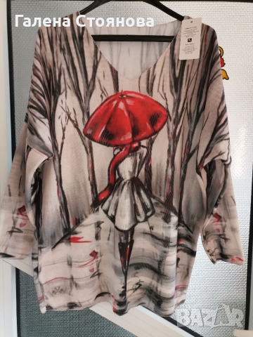 Дамски блузи, снимка 3 - Блузи с дълъг ръкав и пуловери - 36466849