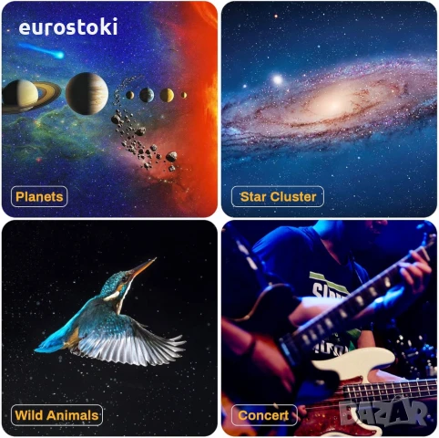 Астрономически телескопи, преносим рефракторен телескоп с апертура 70 мм и диаметър 300 мм за деца, снимка 5 - Образователни игри - 51121368