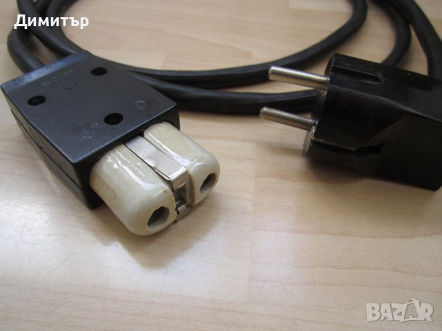 Захранващ кабел с щекер за скара, снимка 3 - Разклонители и удължители - 41491019
