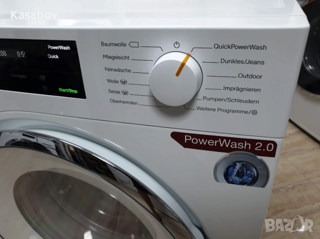 Miele W1 - PowerWash - Пералня Миеле 12м Гаранция, снимка 4 - Перални - 53832465