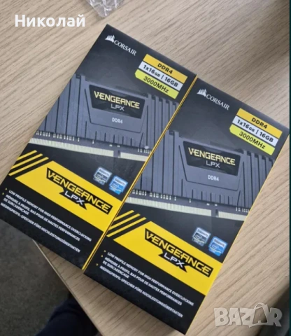 RAM памет 2 х 16GB DDR4 3000 Corsair Vengeance LPX | НОВИ!