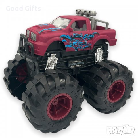 Голям Off Road джип - син , червен , зелен, снимка 2 - Коли, камиони, мотори, писти - 39029114