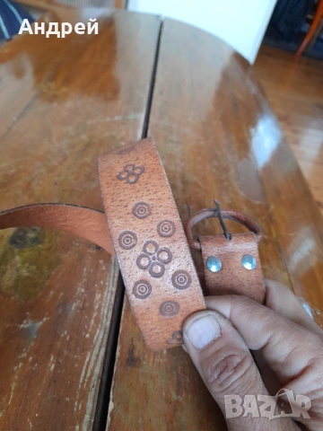 Стар дамски кожен колан #8, снимка 3 - Други ценни предмети - 53167078