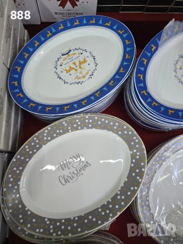 коледни чинии и купи 