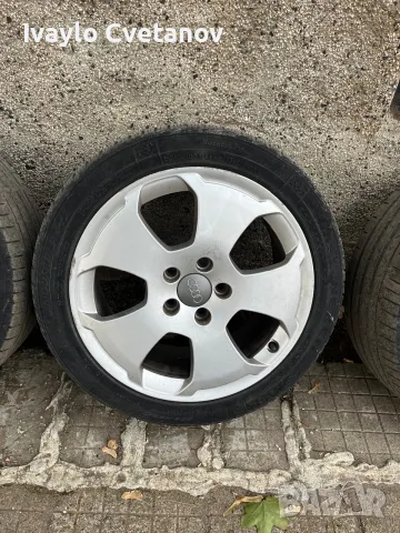 Джанти с гуми 17" 5x112, снимка 4 - Гуми и джанти - 56185255