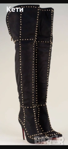 Търся този модел велурени чизми, снимка 4 - Дамски ботуши - 53070881