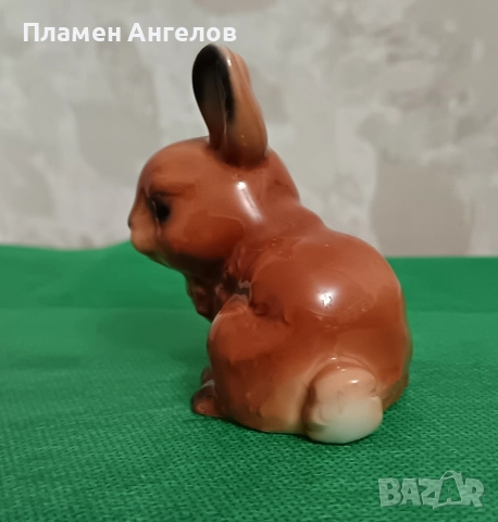 Винтидж порцеланова фигурка - зайче Goebel, снимка 6 - Антикварни и старинни предмети - 52880730