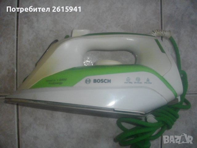 Bosch 9310-Бош-Испанска-Парна Ютия-Почти Нова-2400 Вата-ОТЛИЧНА, снимка 1 - Ютии - 39018273