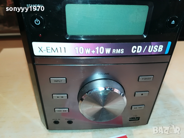 PIONEER X-EM11 USB/CD/TUNER/AMPLIFIER 0504221011, снимка 3 - Аудиосистеми - 36348987