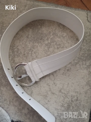 Dolce & Gabbana Бял кожен колан, снимка 2 - Колани - 51070005