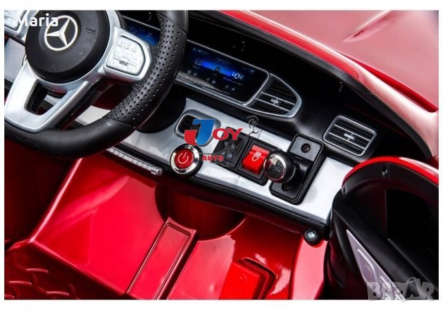 Акумулаторен джип Mercedes GLE450 Licensed 12V батерия,MP3, с меки гуми с Кожена седалка,Металик боя, снимка 7 - Детски велосипеди, триколки и коли - 34367708