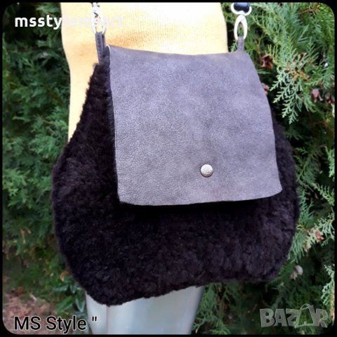 Дамска чанта от естествена кожа! Ръчна изработка!, снимка 1