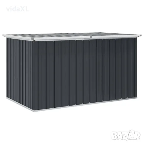 vidaXL Градински сандък за съхранение, антрацит, 171x99x93 см