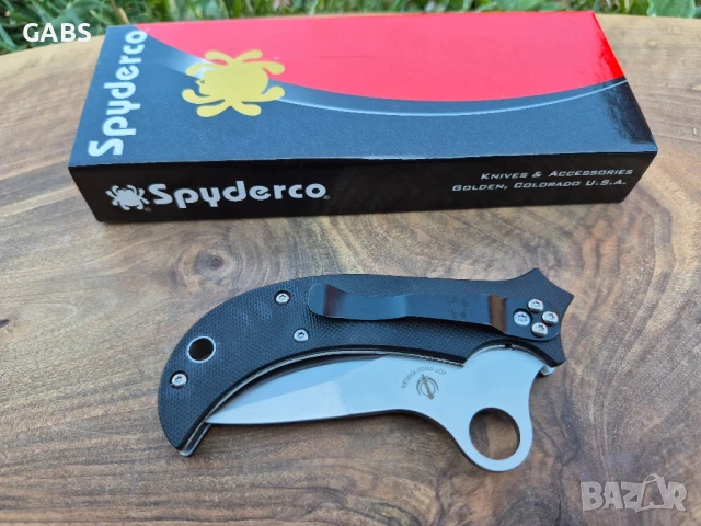 Сгъваем нож Spyderco Jot Singh Khalsa SC40, снимка 4 - Ножове - 50787029