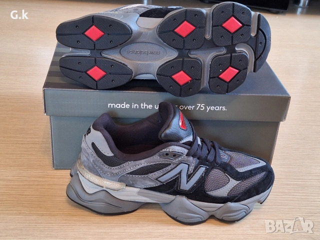 New Balance 9060 Black Castlerock Grey , снимка 3 - Маратонки - 53477750