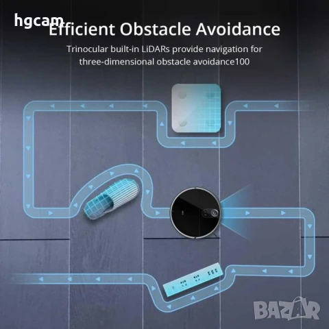 360 S10 Robot Vacuum Mop - Робот за почистване - Домашна прахосмукачка, снимка 6 - Прахосмукачки - 50486730