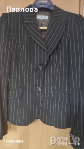 Ново черно дамско сако с подплата , снимка 3 - Сака - 41845380