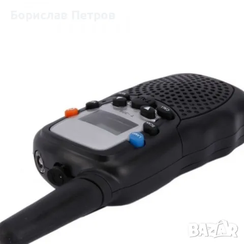 Уоки токи с голям обхват от 3км - вграден фенер / Цвят: Черен / Количество: 1 комплект, снимка 4 - Други - 55754787