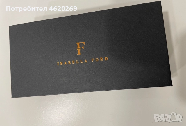 Дамски часовник с диамант и кожена каишка Isabella Ford, снимка 4 - Луксозни - 52392913