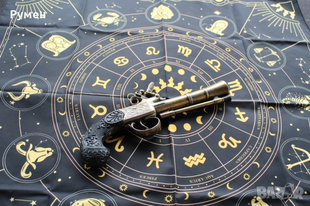 Кремъчен пистолет и голяма кама (ханжар), снимка 4 - Антикварни и старинни предмети - 53480305