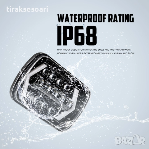 LED Фарове 200W 20x14 см за Jeep Wrangler YJ, Cherokee XJ, Daihatsu Feroza, снимка 5 - Аксесоари и консумативи - 52394716