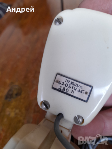 Стар микрофон EAG #2, снимка 6 - Други ценни предмети - 44651188