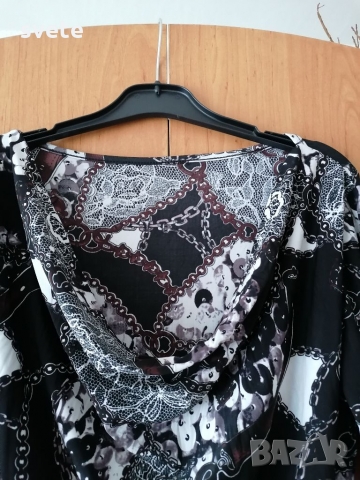 Дамска блуза с гръцко деколте, снимка 2 - Туники - 36046766