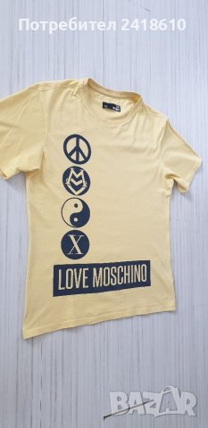 LOVE MOSCHINO Cotton Made in Italy Mens  Size L ОРИГИНАЛ! Мъжка Тениска!, снимка 6 - Тениски - 40565531