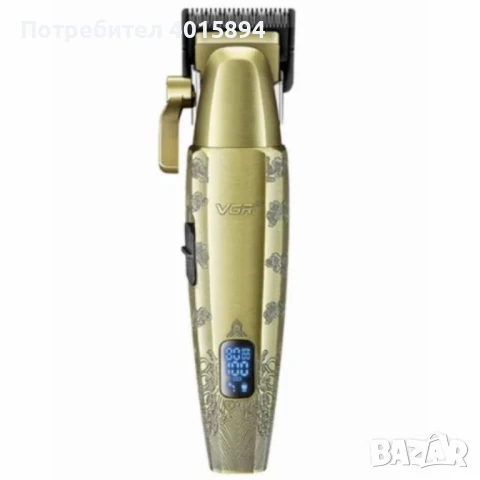 Професионална машинка за подстригване VGR V-036 с мощен мотор, титаниеви ножове и батерия 2600mAh, снимка 5 - Друга електроника - 50465638
