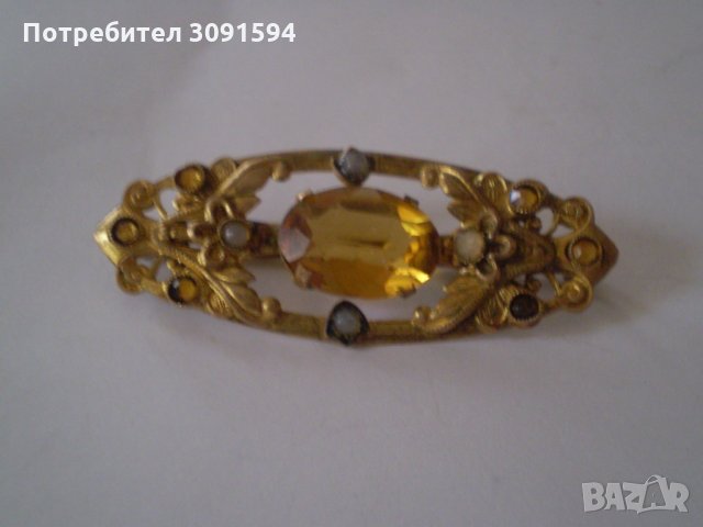 старинна дамска брошка игла , снимка 2 - Антикварни и старинни предмети - 35709416