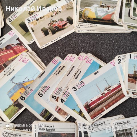 Картички на самолети, влакове, автомобили от Формула 1, автомобили , снимка 2 - Колекции - 42633630